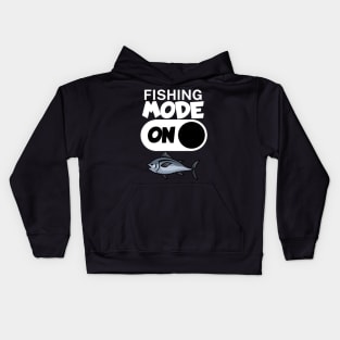 Fishing mode on Kids Hoodie